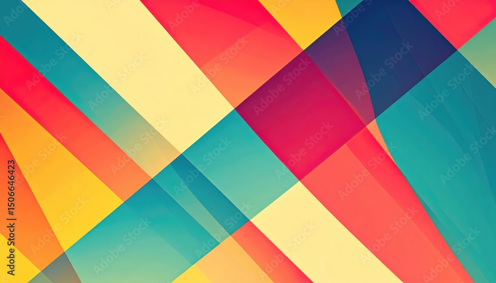 Poster dynamic abstract design elements digital art colorful background creative environment artistic persp