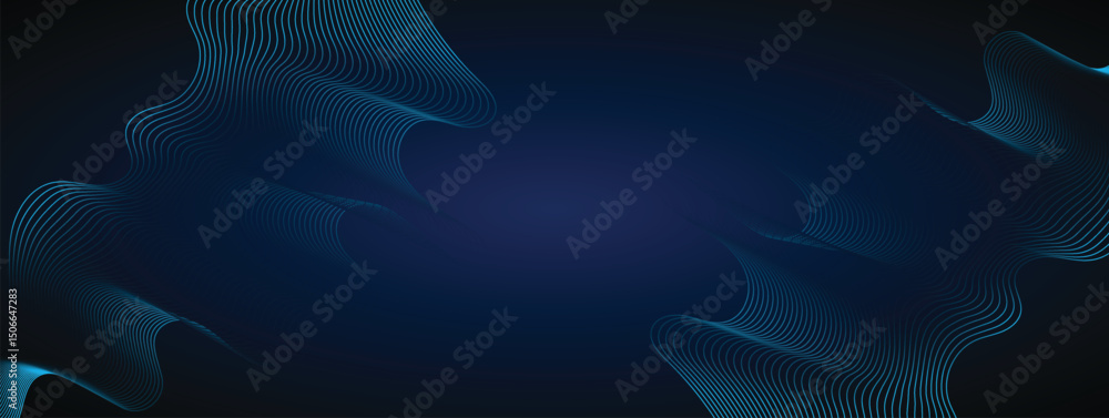 Aufkleber futuristic line stripe pattern on white wavy background. abstract modern background futuristic graph
