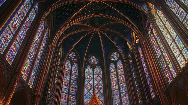 Experience the Majestic Beauty of Sainte Chapelle's Stained Glass Windows