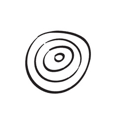 Abstract Boho Outline Illustration