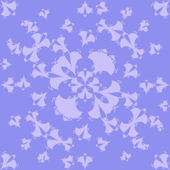 Fototapeta premium seamless floral pattern.Using straight lines, curves, and circles to form human shapes and then layering them in a geometric pattern to create a background, tile pattern, and fabric pattern.