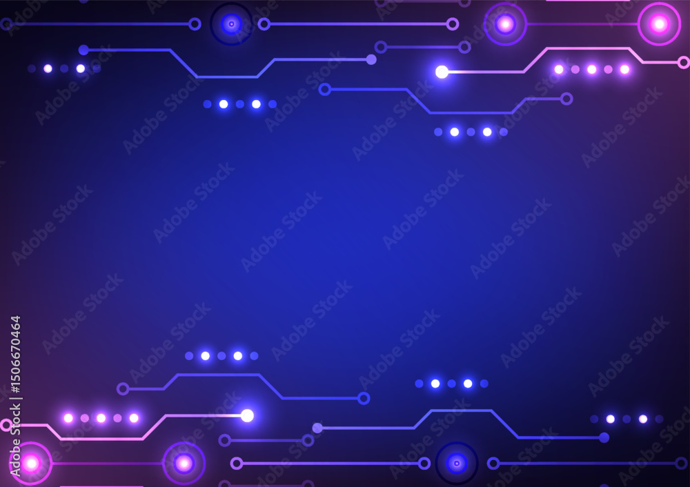 Poster abstract circuit board technology background. design for futuristic future digital futuristic electr