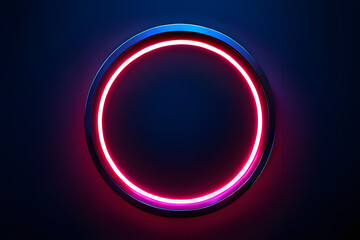 Fototapeta premium glowing neon sign on black