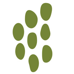 Abstract Boho Doodle Color Illustration