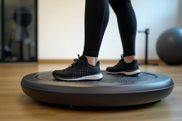 Rotating Fitness Platform for Total Body Workout