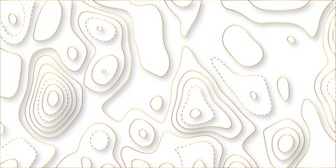 Abstract papercut design. Background of the topographic map. modern wallpaper texture and realistic design used for banner and posters, mountain relief geographic pattern. vector illustration.