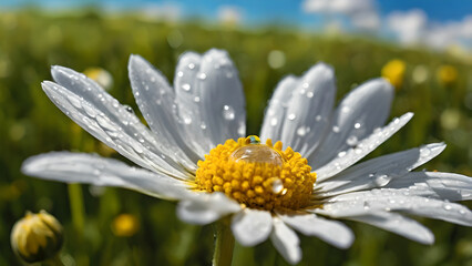 Fototapeta premium daisy in the sky