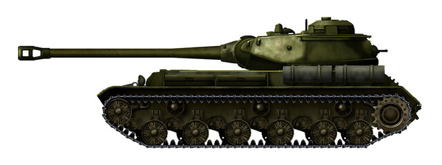IS-122Sh (Version of the IS-85Sh tank with a 122mm gun) © Tikros