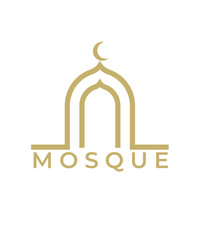  vector of yellow color mousque logo design with white background 