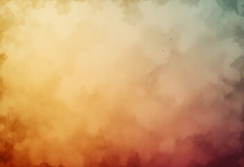 Abstract Grunge Background with Teal Orange and Beige Gradient - Textured Ombre Design