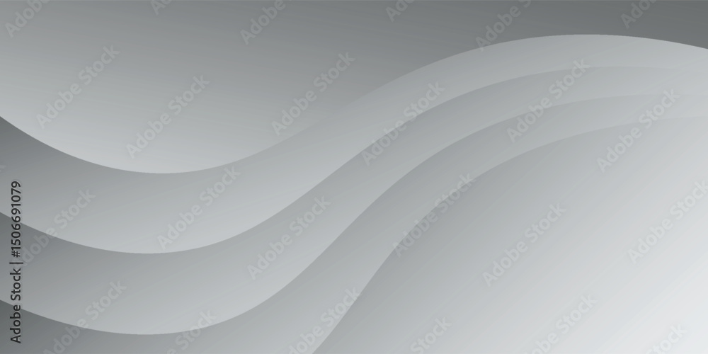 Poster modern abstract white background with gradient color and artistic dynamic line decoration. eps 10 ve