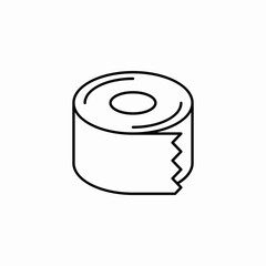 adhesive tape icon sign vector