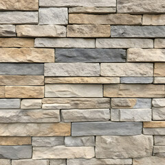 Fototapeta premium Rustic Stone Wall Texture: Perfect for Design Projects isolated background 