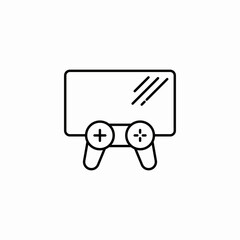 gaming console icon sign vector