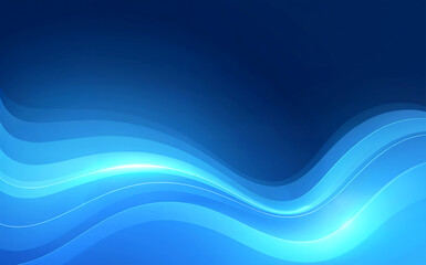 Fototapeta premium Abstract blue wave background design