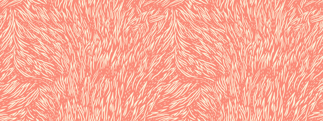 Seamless abstract pattern resembling animal fur or zebra stripes on a orange background. Print bi color for textiles, modern graphic designs. Bold contrast for stylish and artistic projects