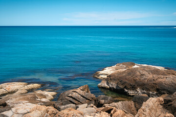 Summer Island view of a tropical island during the summer