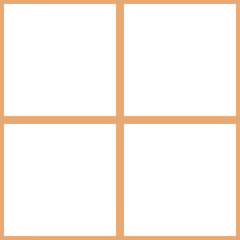 Seamless checkered pattern with thin orange lines on white background. Raster illustration with watercolor. Light, delicate texture perfect for fabric design, packaging, backgrounds.