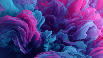 Fototapeta premium Blooming purple and yellow flowers capture the essence of spring nature with delicate petals