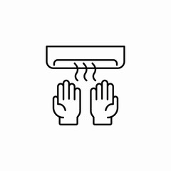 hand dryer icon sign vector