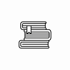study books icon sign vector