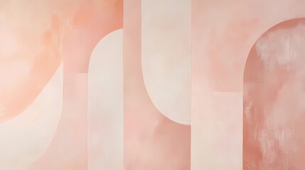 Minimalistic banner background texture, pastel colours: pink, beige