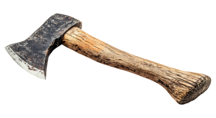 Classic Forestry Axe on Transparent Background, png