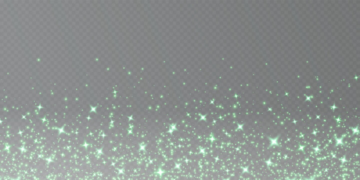 Magical and Neon Overlay Effect — Transparent Glistering Mist with Galaxy Sparkles, Starburst,  Powder for Fantasy,  or Abstract Atmospheric Designs