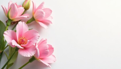 Bright white background ideal for beauty product placement, bright, white, light