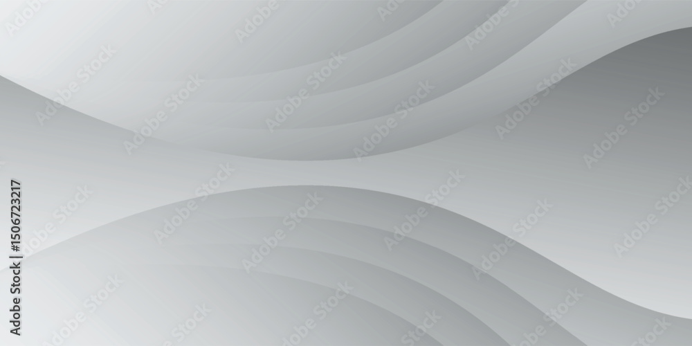 Poster modern abstract white background with gradient color and artistic dynamic line decoration for banner