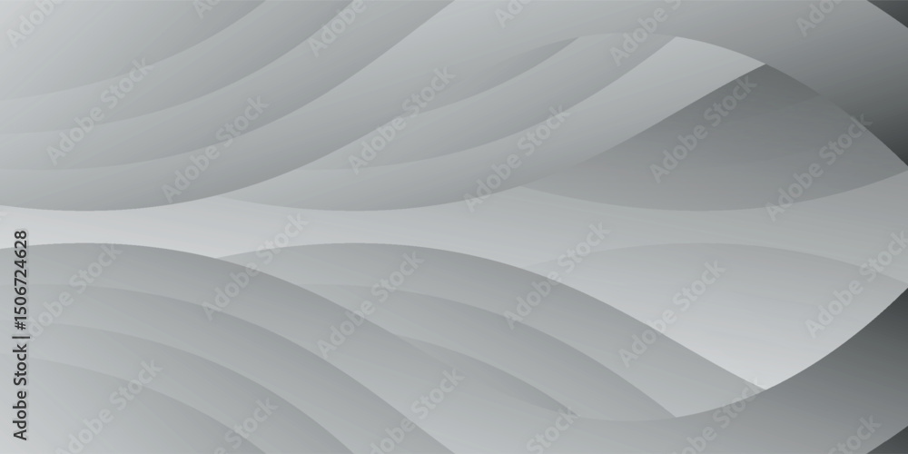 Poster white background with gradient color and artistic dynamic line decoration for banner and cover. wave