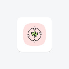 Organic Crop Rotation, vector, pixel perfect, illustrator file