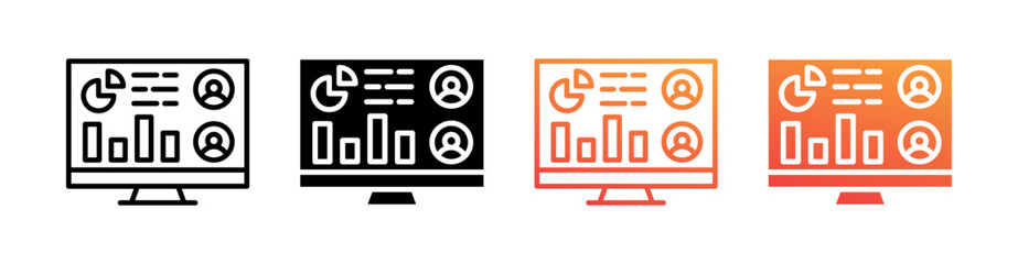 Insight Multi Style Icon Set Vector 