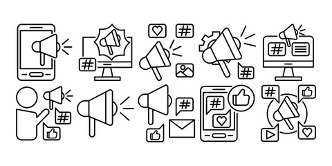Marketing Line Icon