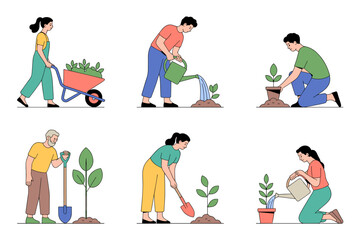 vector illustration of women