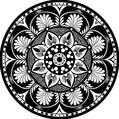 abstract floral ornament