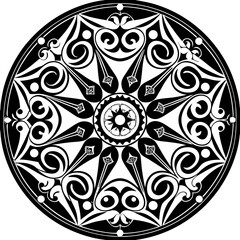 round ornamental round ornament