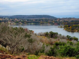 view of the river in the mountains