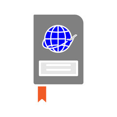 Travel icon. Simple outline style. Vector. Isolate on white background.