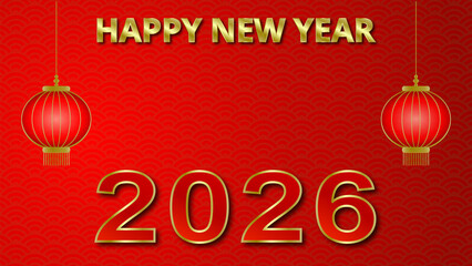 New Year Festival, Greeting Card, Bless, 
Happiness, Celebrate, Send Happiness