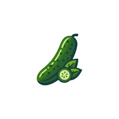 Cucumber Vector illustration