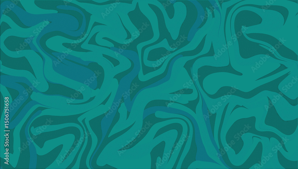 Poster abstract teal and aqua swirls background texture design pattern