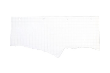 Torn paper notebook craft paper cutout