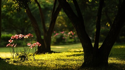 path in autumn forest