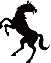 Obraz premium 跳ね馬のアイコン