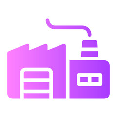factory gradient icon