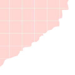 Grid Torn Paper Corner