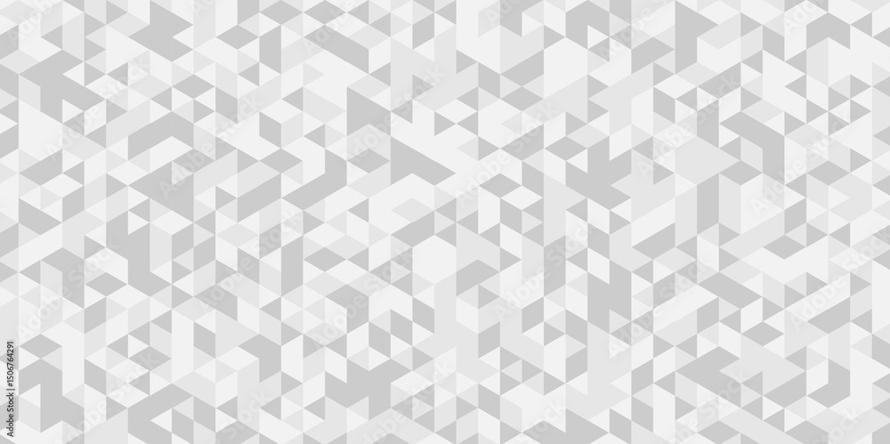 Poster abstract geometric wall tile and metal cube background triangle wallpaper. seamless geometric patter