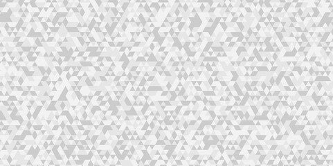 Abstract geometric wall tile and metal cube background triangle wallpaper. Seamless geometric pattern low polygon backdrop background. Gray diamond overlap polygonal background.
