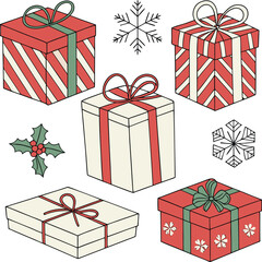 set of gift boxes